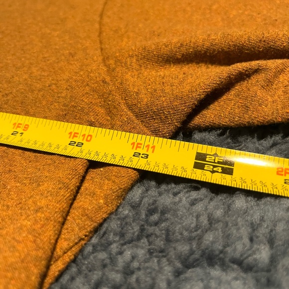 Men’s long sleeve heather brown t-shirt - Picture 9 of 11